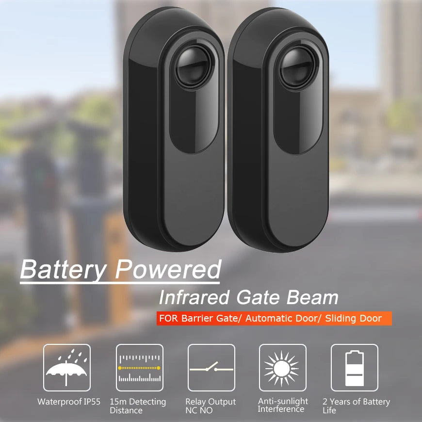 Garage Gate System Door Safety Infrared Beam Photocell Sensor