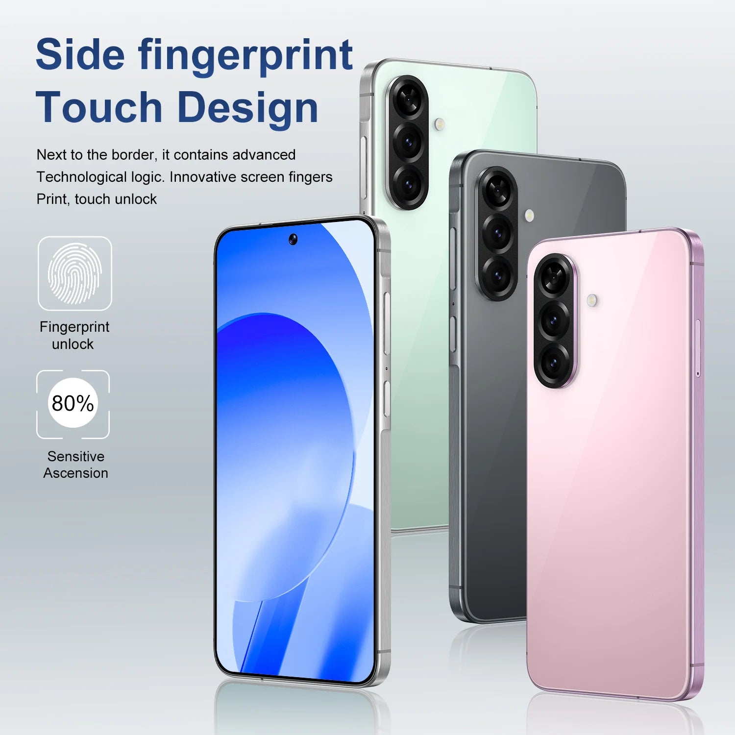 Brand New A56 5G Smartphone 7.3 Inch Face Unlock 16GB+1TB Android 14 72+108MP HD Camera Dual Card Shockproof CDMA Gaming Phone