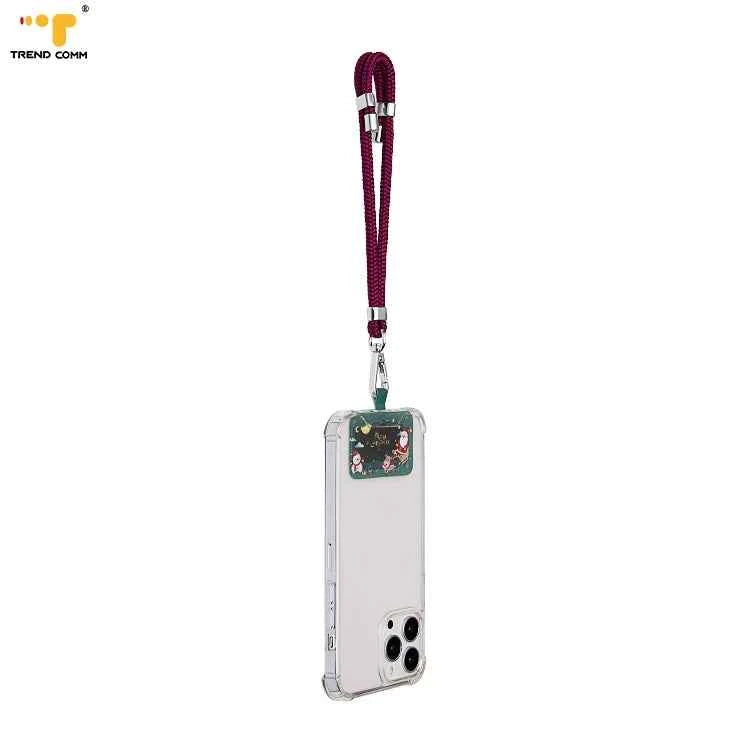 Custom Colorful Elegant Nylon Neck Loop Strap Cute Smartphone Mobile Phone Accessory for iPhone for Phone Cases