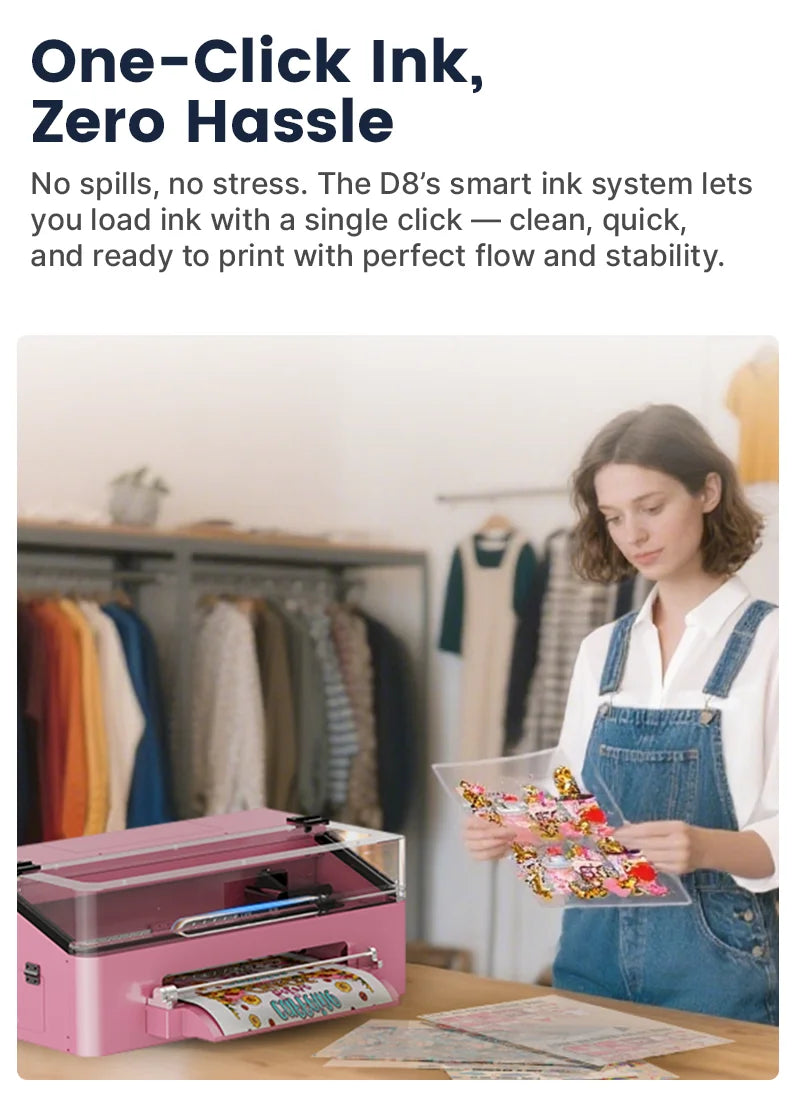 13-inch DTF Printer Mini Size Printing Machine T-shirt Transfers Printer Factory Price for  Fabric Transfer Printing Business