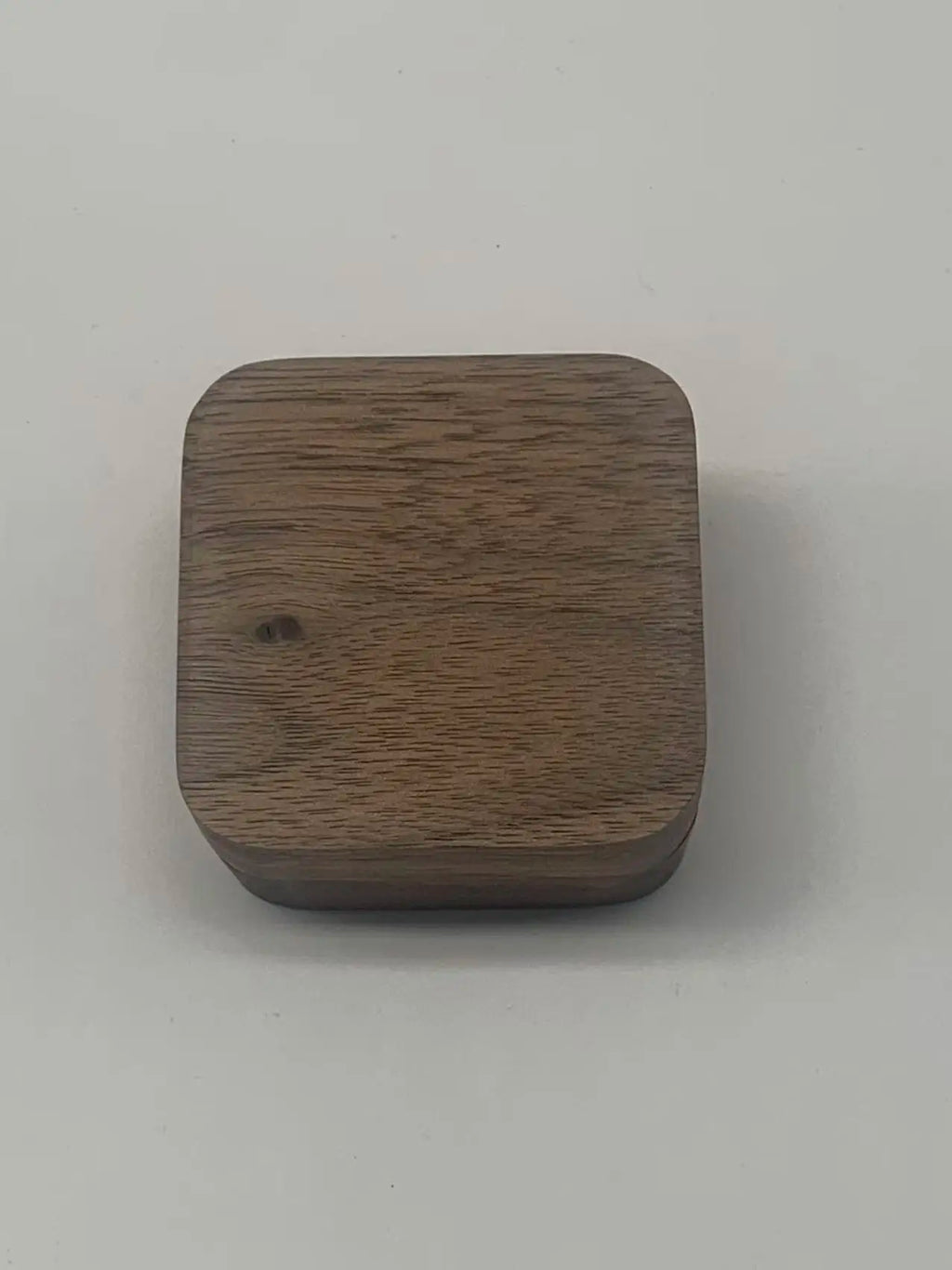 USA Free Shipping 12 Pcs Pack Magnetic Walnut Wooden Ring Box Jewelry Box Wedding Ring Box Ring for Storage Box Proposal Gift