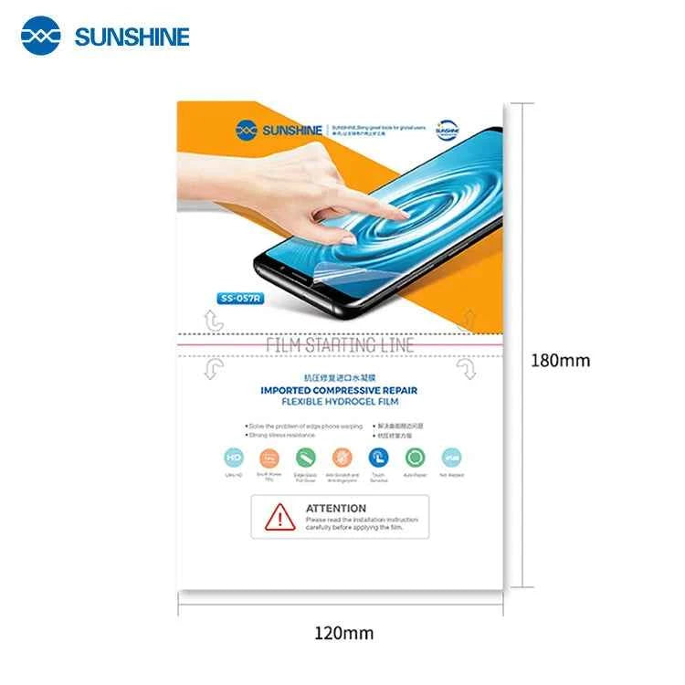 SUNSHINE SS-057R DIY Hydrogel Film Screen Protectors Flexible Phone Protective Cutter Machine Flat Edge No Warping OEM