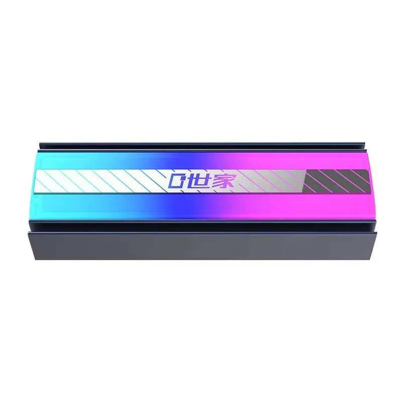 TEUCER M.2 NVME SSD Heatsink Cooler 2280 Aluminum Solid State Disk Drive Radiator for Desktop PC & PS5 Computer Case Application