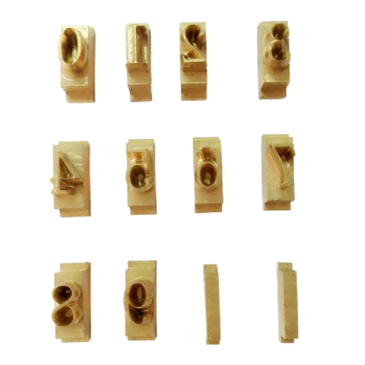 High Quality Die Casting Metal Moulds High Performance with Different Shape Stamp Letter Embossing Plates
