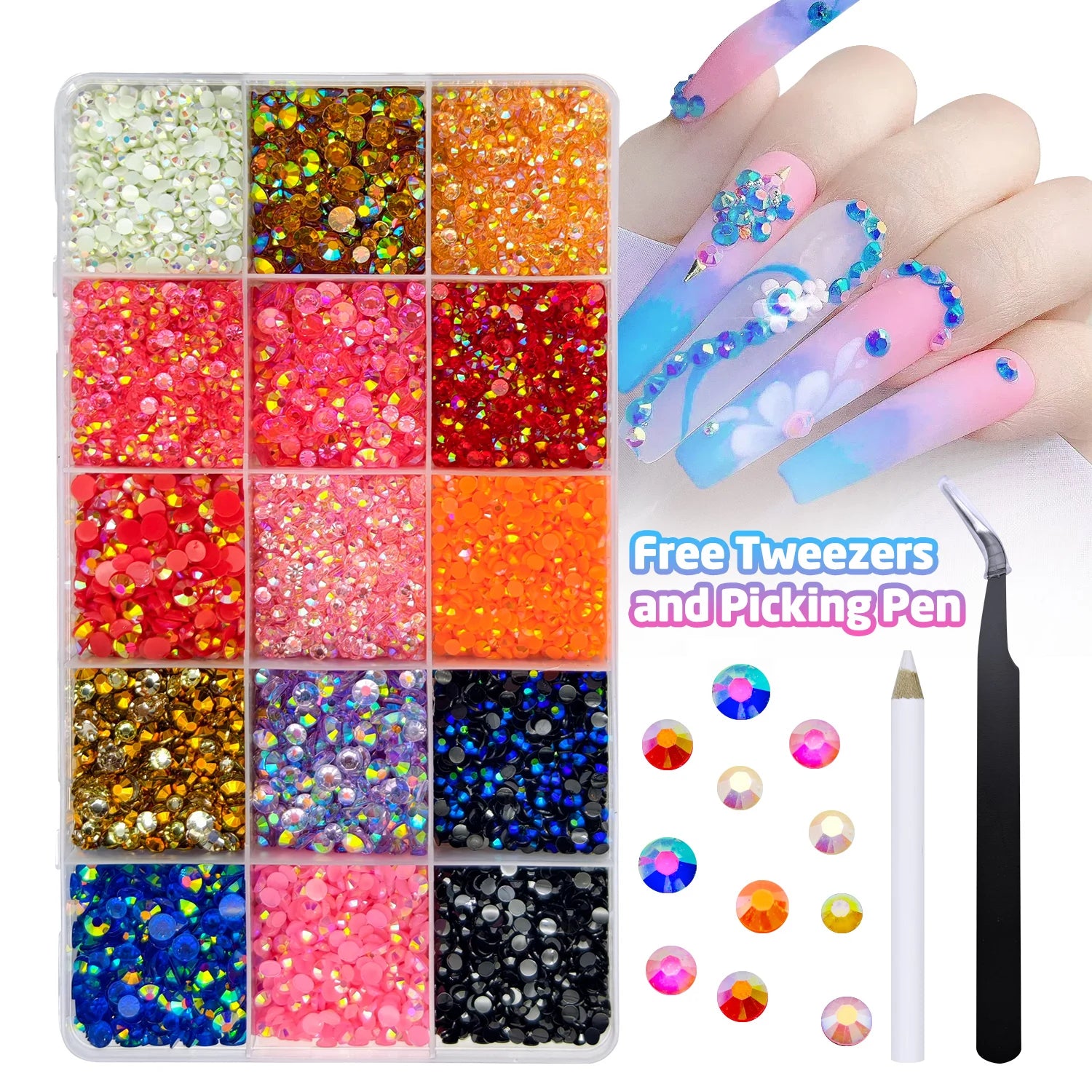 US Warehouse High Bright Glitter Set Free Shipping High Quality Polyester Hexagon Glitter Powder for Resin Crafts Nail