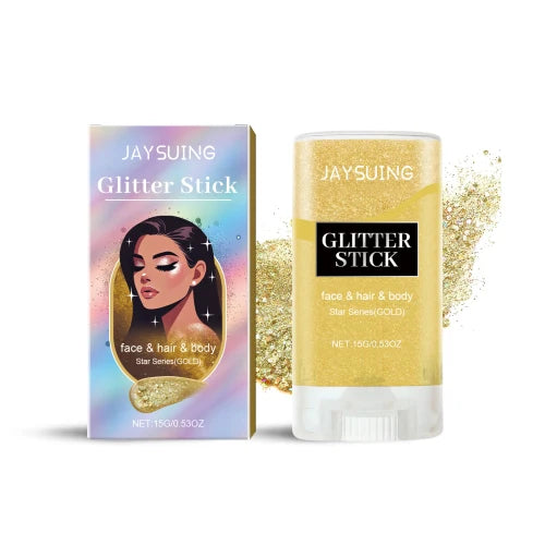 Jaysuing Glitter Stick Dance Party Perform Makeup Face Body Collarbone Highlights Shine