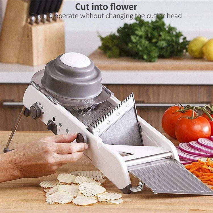 Adjustable Mandoline Slicer Stainless Steel Vegetable Chopper Slicer Veggie Chopper with Waffle Maker| French Fry Cutter YY120