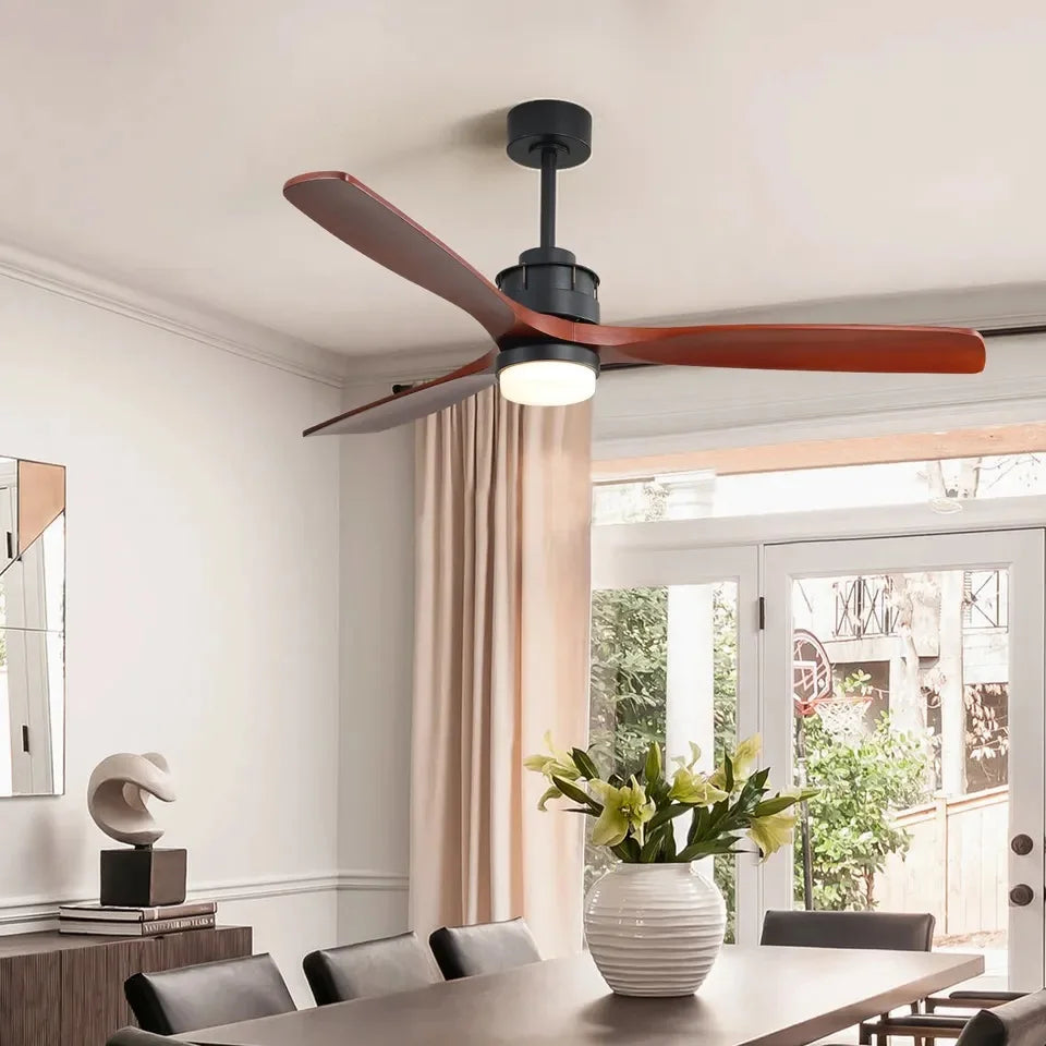 USA in Stock 60 Inch Bldc Ceiling Fan Large Smart Designer Ceiling Fans With Light and Remote Control