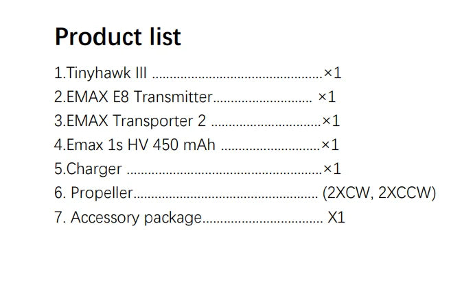 Emax Tinyhawk III 3 RTF Kit FPV Racing Drone F4 15000KV RunCam Nano 4  25-100-200mW VTX 1S-2S FrSky D8 RC Airplane Quadcopter