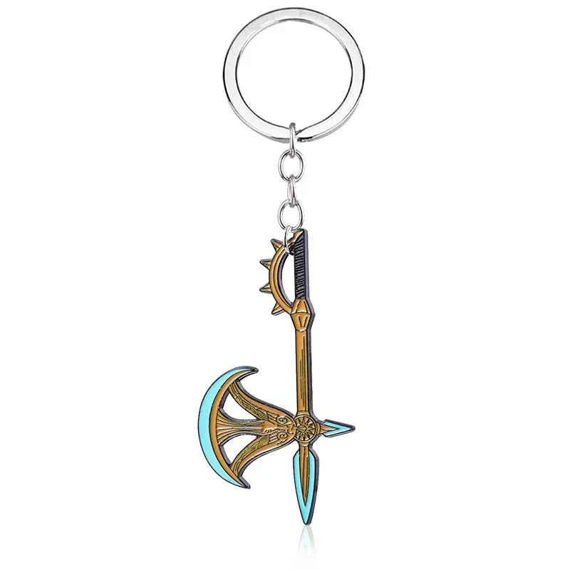 Anime Deadlys Seven Sins Escanor Rhitta Keychain Nanatsu no Taizai Axe Bottle Opener Pendant Keyring for Men women Gift Jewelry
