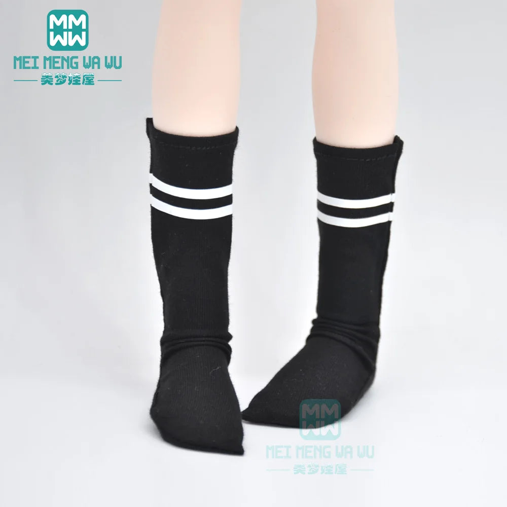 BJD Accessories for 1/3 BJD SD DD Doll Fashion Striped Socks, Reticulated Stockings, Lace Stockings