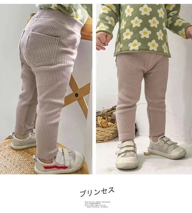 Children Pants Cotton Spring Autumn Kids Baby Leggings Fashion Trousers Girls Boys Pants