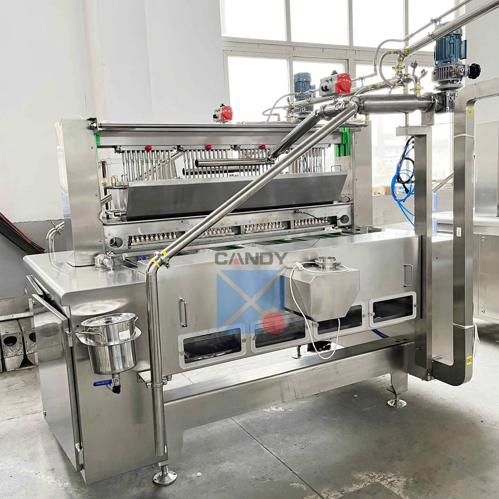 Manufacturer's New Long-History Candy Machine Gummy Bear Jelly Candy Making Equipment for Food Factory Lollipop Toffee Apparatus