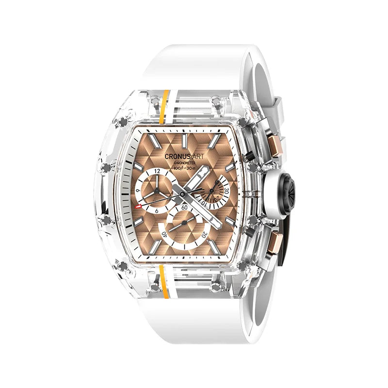 2025 Luxury Men's Sapphire Mechanical Watch High Quality for Parties Business Negotiations  Feature New Trend Designer Gift