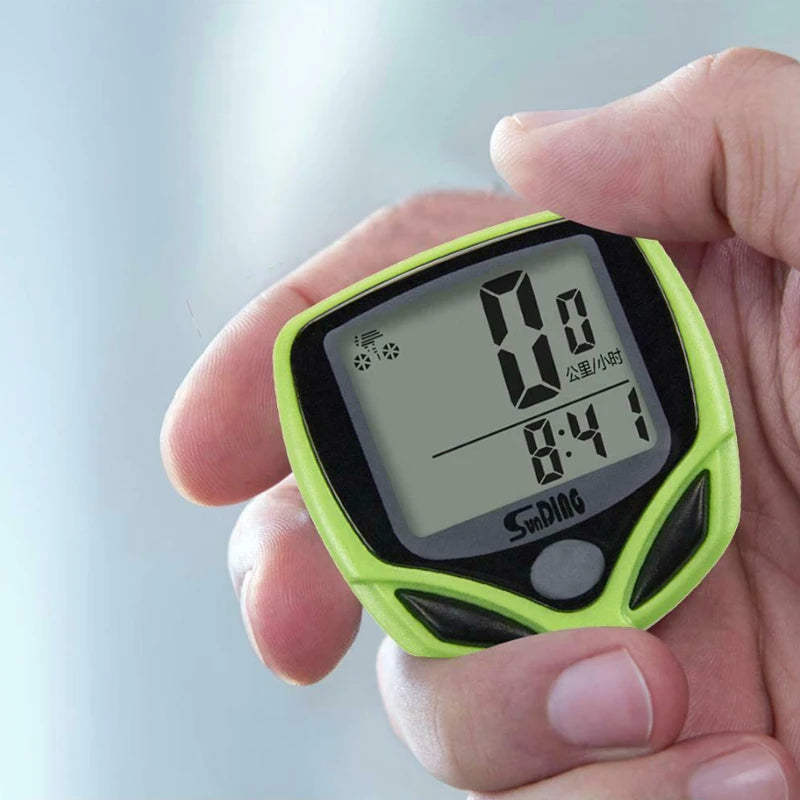 LCD Digital Bikes Computers Waterproof Wired Stopwatch Bicycle Speedometer Sensors Cycling MTB Bike Sports Odometer Computers