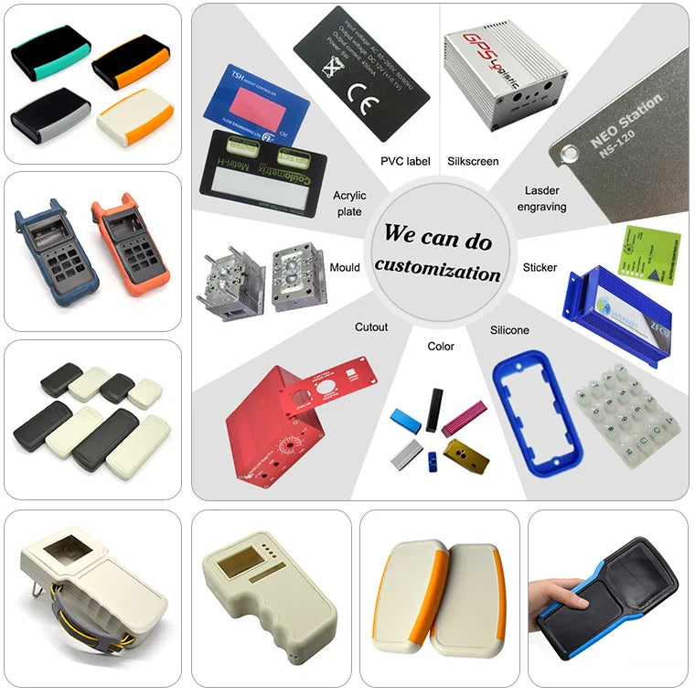 Diy Aluminum Box Electrical Extruded Enclosure Project case Anodizing Amplifier Enclosure Aluminum case Custom Aluminium