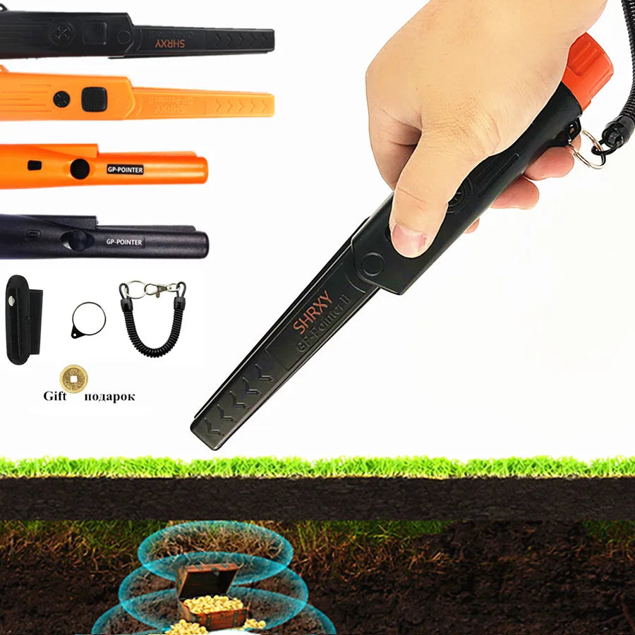 Waterproof Handheld Metal Detector Pinpointer With Holster