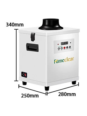150W HEPA Fume Extractor Dtf Smoke Purify Laser Dust Collector Diy Beauty Salon Equipment for Vacuum Cleaner