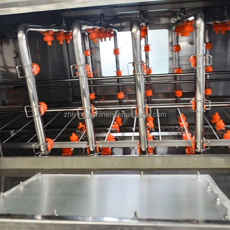 Logistics Turnover Basket Cleaning Machine High-Pressure Spray Seafood Box Cleaning Chicken Cage Cleaning Washing Machine