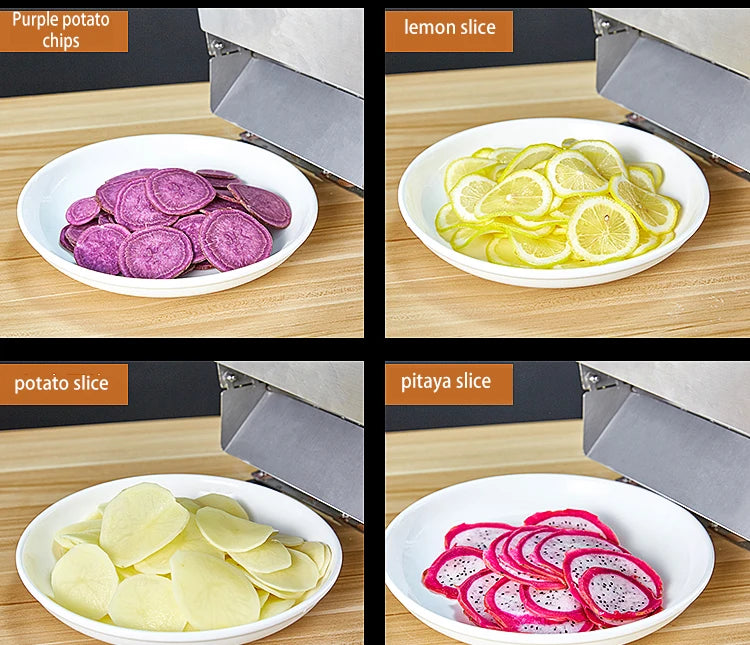Multifunctional Electricity/Manual Vegetable Cutter, Chinese Style Vegetable Prep Tool, and Cheese Grater Vegetable Cutter