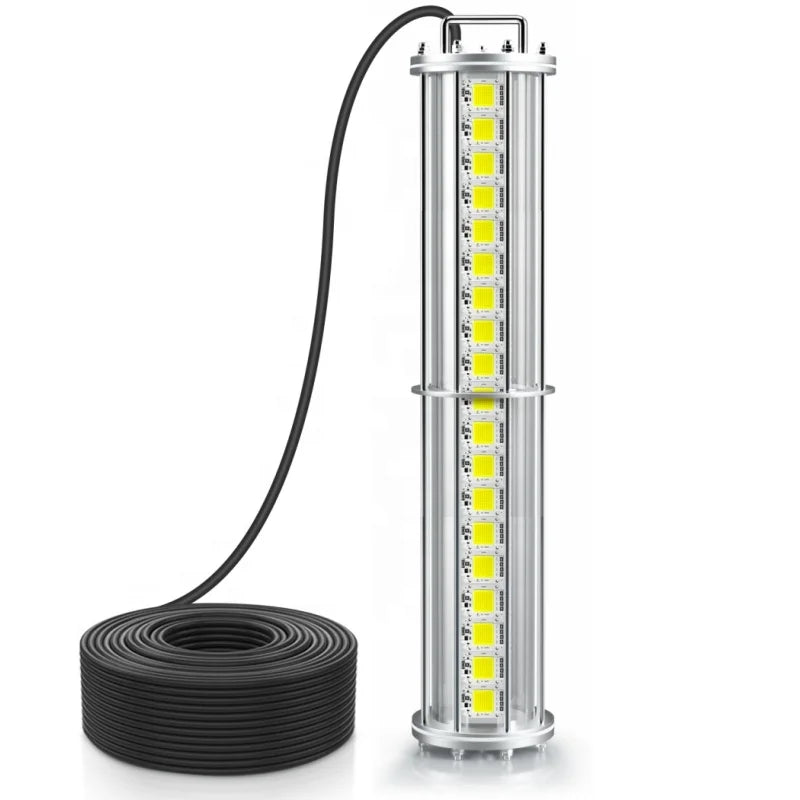 2000W 3000W 4000W 5000W Ultra-High Lumen IP68 Waterproof Anti-Corrosive Aluminum Alloy LED Underwater Fishing Light