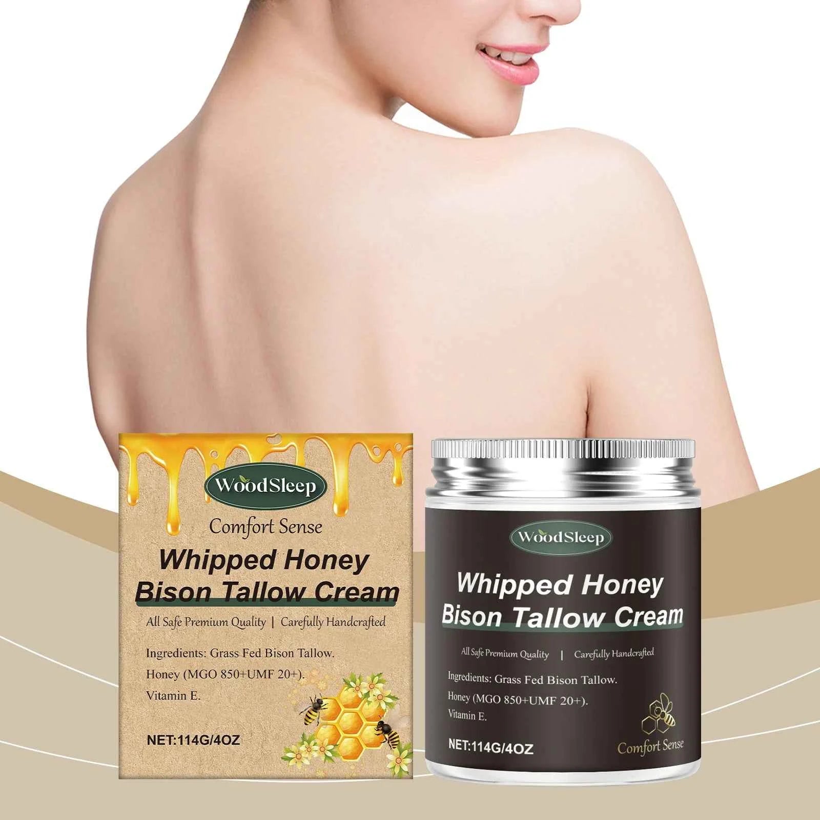 WoodSleep Hydrating Soft Body Cream Firming Elastic Moisturizing for Dry Rough Skin Smooth Elasticity