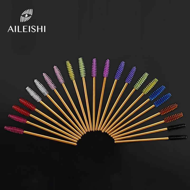 50Pcs Eyelashes Extension Disposable Makeup Eyebrow Brush Mascara Wand Applicator Eye Lashes Cosmetic Brush Set Makeup Tool