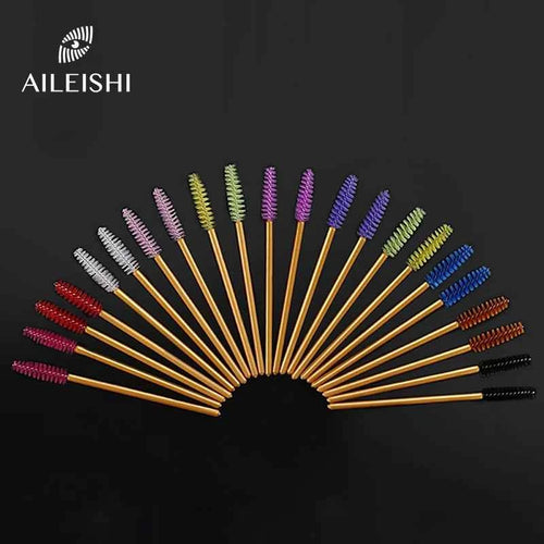 50Pcs Eyelashes Extension Disposable Makeup Eyebrow Brush Mascara Wand Applicator Eye Lashes Cosmetic Brush Set Makeup Tool