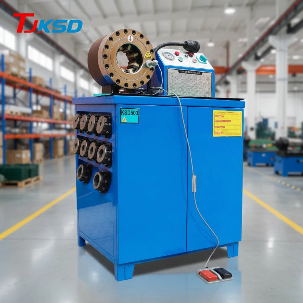 New Model Automatic Hydraulic Hose Crimping Machine with Pump Engine Gear Core Components CE Certified 3-Year Warranty