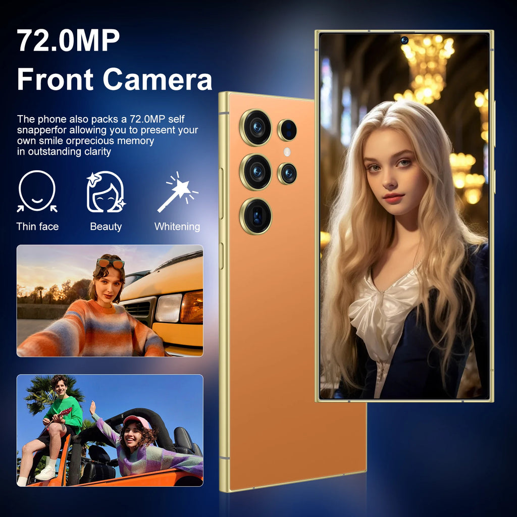 Hot Selling S24 Ultra Original 5G Android 13.0 Smartphone with 12GB RAM + 512TB 144Hz 108MP Deca Core Spanish