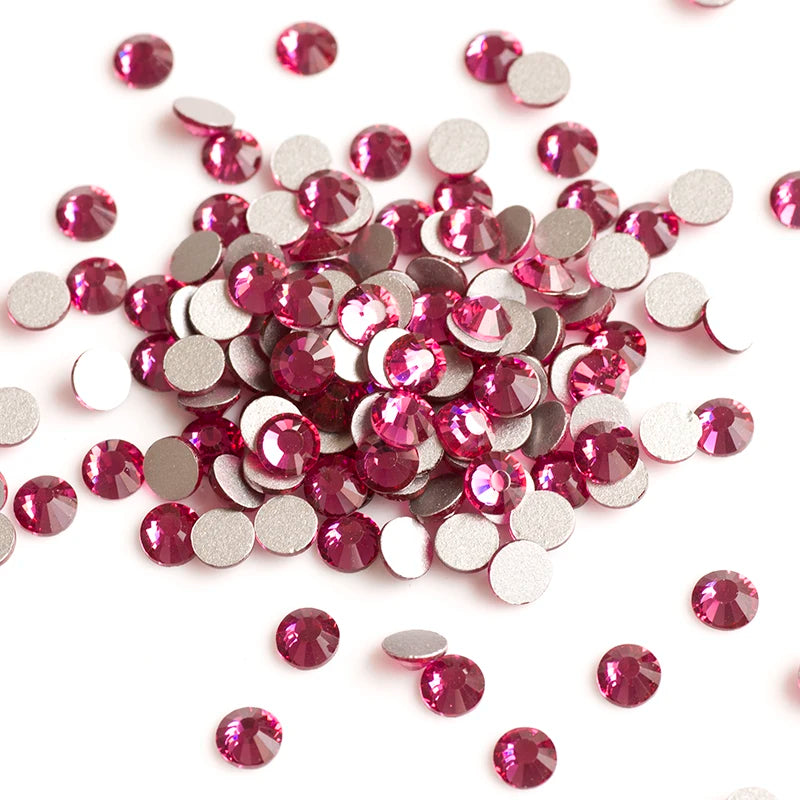 YANRUO 2058NOHF Flatback All Sizes Crystal Rhinestones Stones Nail Clothes for Needlework DIY Crafts Decor Gems