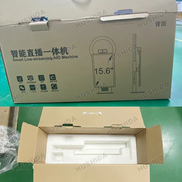 HUSHIDA HD Camera 15.6 Inch Device Live Streaming Multi Function Tiktok Live Instrument Livestream Software