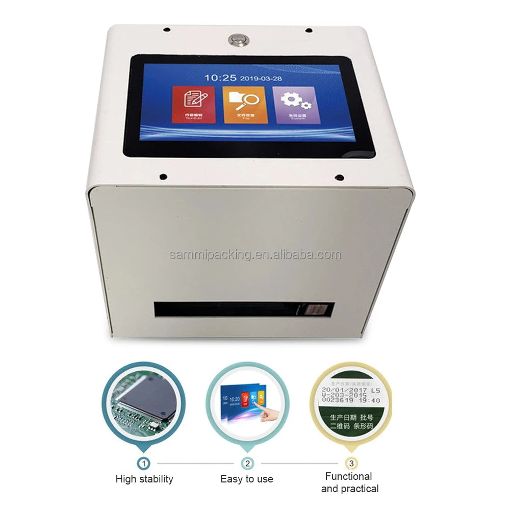 Small Business Small Size Light Weight Production Date Expiry Date Inkjet Printing Machine