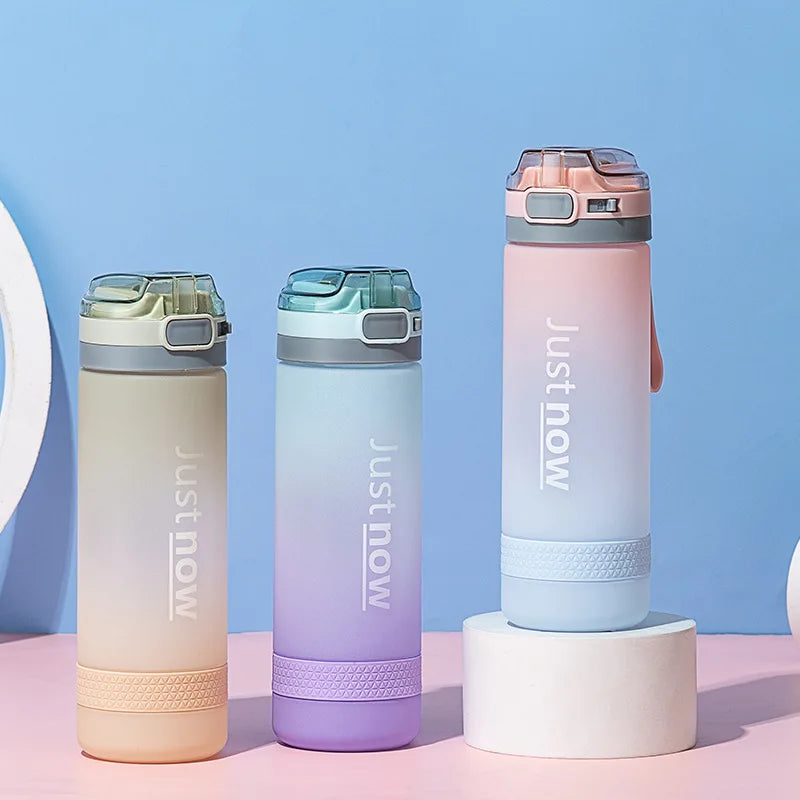 600ml New Fashion Water Bottle Free Shipping Items Portable Outdoor Shaker Sport Cute Drinking Plastic Water Bottles For Girls