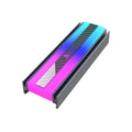 TEUCER M.2 NVME SSD Heatsink Cooler 2280 Aluminum Solid State Disk Drive Radiator for Desktop PC & PS5 Computer Case Application