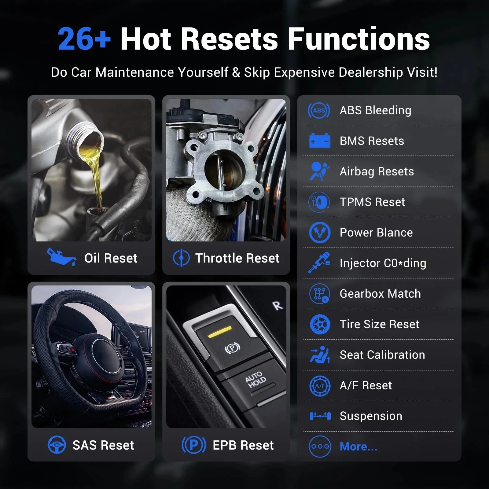 EU Warehouse Free Update Car Diagnostic Tools VDIAGTOOL D200 Wireless BT Full System Scan OBD2 Bidirectional Scanner  PK A30M