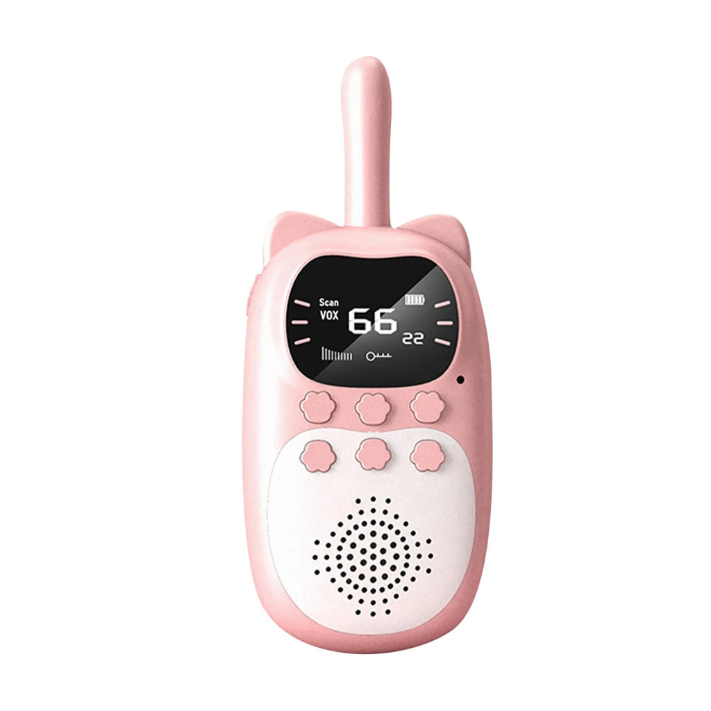 Kids Walkie Talkie 2PCS Electronic Toys Children Spy Gadgets Baby Radio Phone 3km Range Christmas Birthday Gift For Boys Girls