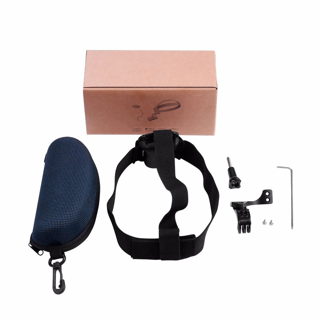 80-inch Portable Head-mounted Monocular Display 0.39-inch Screen with 12x Eyepieces to Support Diopter Adjustment Ocular Lens