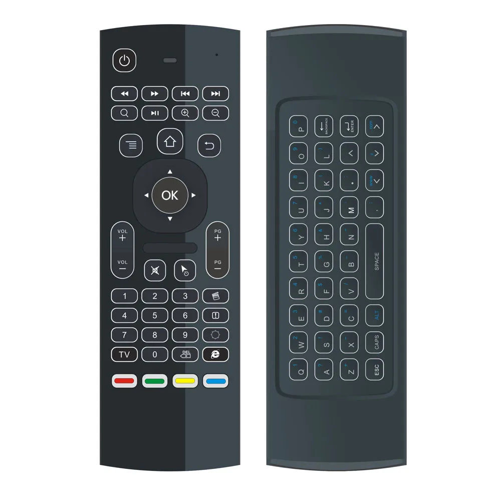 Air Mouse MX3 Learning Code 3D Tracking 2.4G Wireless Mini Keyboard USB Receiver AAA Battery 20m Range Android TV Remote Control