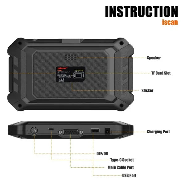 OBDSTAR IScan for YAMAHA Marine Diagnostic Tool Code Reading/Clearing Data Flow Action Test for 2003 -2022 All Jet Ski Outboard