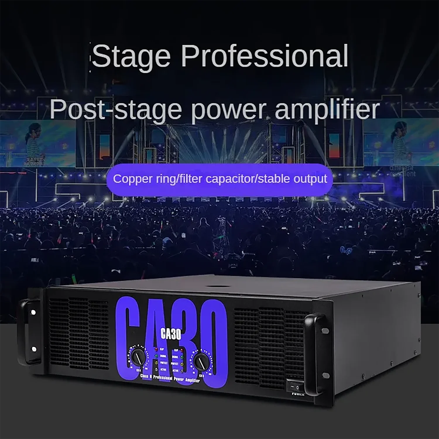 GAP-CA2 CA12 CA18 CA20 CA30 CA50 CA68 CA100 Professional Mixer Amplifier 275/1800 Watt 2 Channel Audio High Power Amplifier