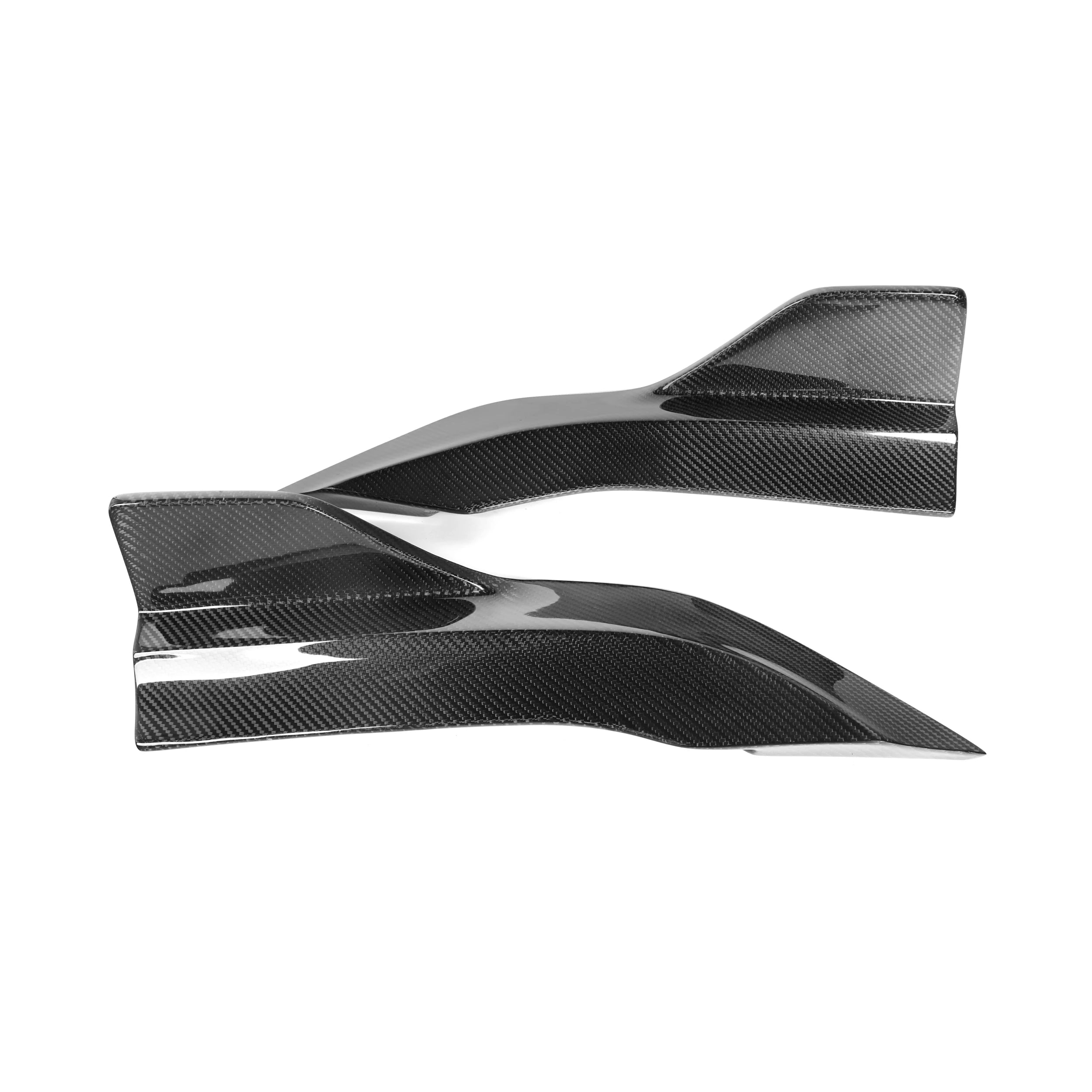 Q60 Rear Splitters Carbon Fiber Bodykit Canards Splitters Fit for Infiniti Q60 2016-2022 Q60 Splitters
