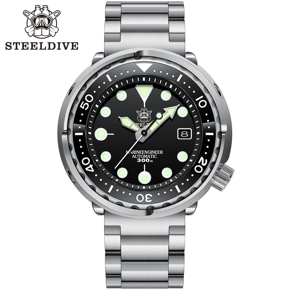 Blue Dial SD1975 Stainless Steel 30ATM Waterproof High Quality Japan NH35 Mechanical Ceramic Bezel Dver Watches for Men