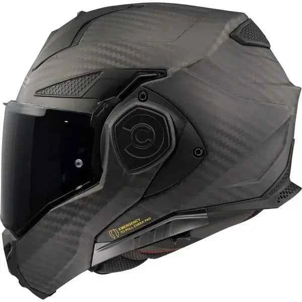 FF901 Original Carbon Fiber Rear Flip Helmet with Double Lens 180° Uncover DOT Four Seasons Compatible Fiber 6K for Motorcycles