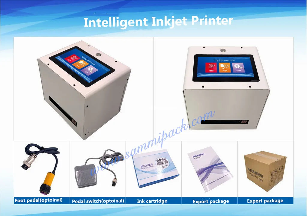 Small Business Small Size Light Weight Production Date Expiry Date Inkjet Printing Machine