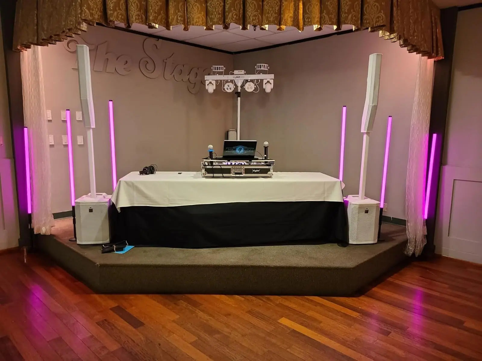 USA Free Shipping 6Pack 5000mAh Battery 4ft RGB Led Tube Light Bar Stand Wiht case for Video Wedding Party DJ Stage Lighting