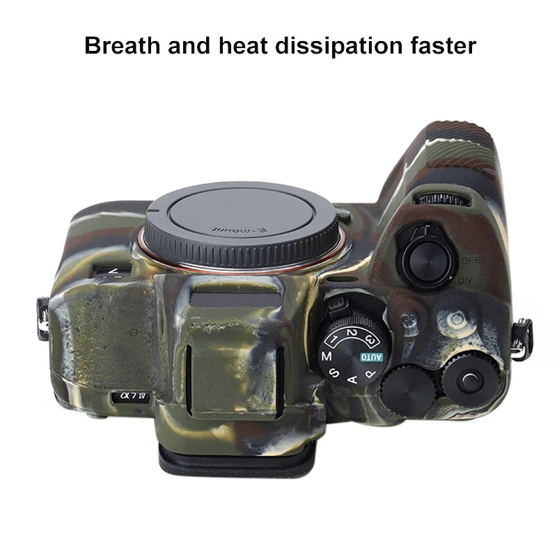 Soft Silicone Protective Case for Sonyy A7 IV