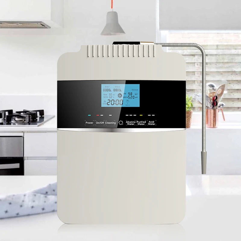2024 Hot Sale Hydrogen-rich Alkaline Water Machine 10000L Filter Life Plastic Desktop Model Electric/Battery Powered Commercial