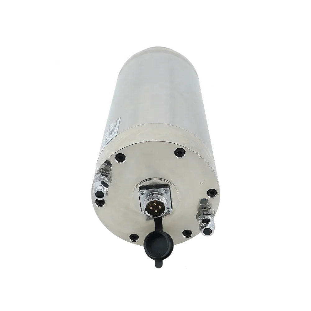 HLTNC Water Cooled Diameter 125 5.5 kW 5500W 380v Woodworking ER25 4 Bearings Round Spindle With 7.5kw Inverter for Cnc