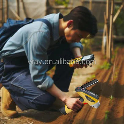 VRay Handheld XRF Analyzer X-Ray Fluorescence Spectrometer for Alloy Soil Ore Testing Gold Tester Industrial Metal Detectors